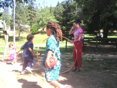 Kids at camp
