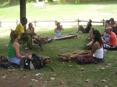 Balafon class with Lansana