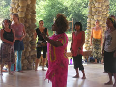 Dance class with Djeneba